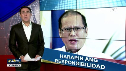 Ex-Pres. Aquino, hinimok na harapin ang responsibilidad ukol sa Dengvaxia