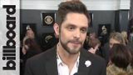 Thomas Rhett Talks About Being A Bruno Superfan & His Sneaker Collection | Grammys 2018