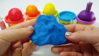 DIY How To Make Sparkle Play Doh Learn Colors with Airplane Molds Baby Nursery Rhymes For KIds