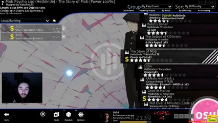 The most painful miss ever ... Helblinde - The Story of Mob [Marathon] x3354 combo x1 miss