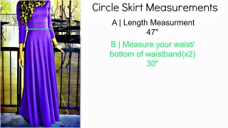 Nadira037 | DIY | How to Make a Maxi Dress | Circle Skirt