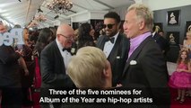Hip-hop dominates red carpet buzz at Grammys