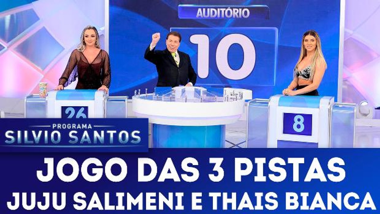 Jogo das 3 Pistas - Programa Silvio Santos 28.01.18
