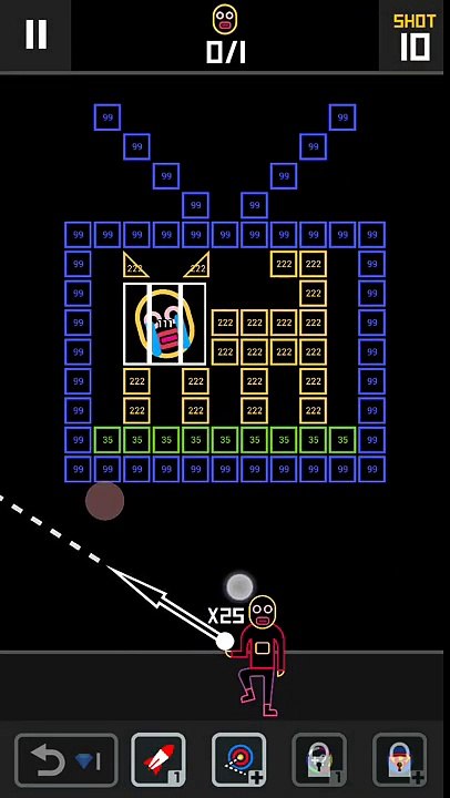 BBTAN2 - Hidden stage 1 solution