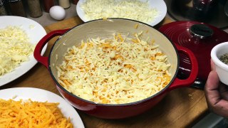 The Ultimate Five-Cheese Macaroni and Cheese | Lodge Enameled Cast Iron Dutch Oven