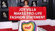 Singer Joy Villa's anti-abortion dress to the Grammy awards stirs controversy