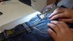 Как сшить новую юбку любого размера из старых джинсов