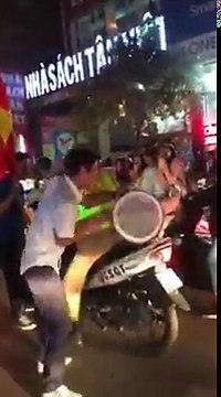 Anh CSGT bảo rằng hôm nay quá vui khi ở giữa tâm bão U23