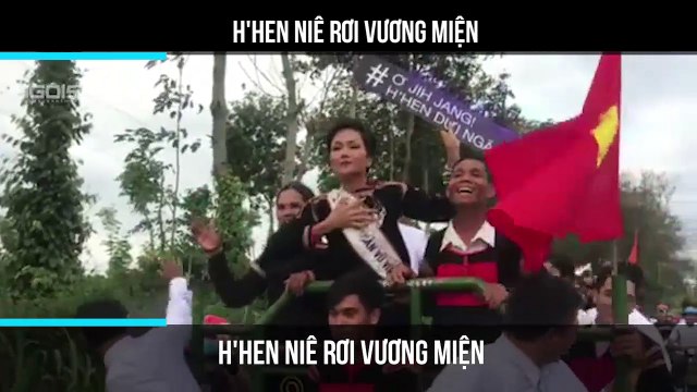 H'Hen Niê rơi vương miện vì xe công nông hết dầu