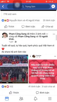 Giữ lời hứa lột hết đồ chạy quanh công viên Cầu Giấy khi tuyển U23 VN dành chiến thắng