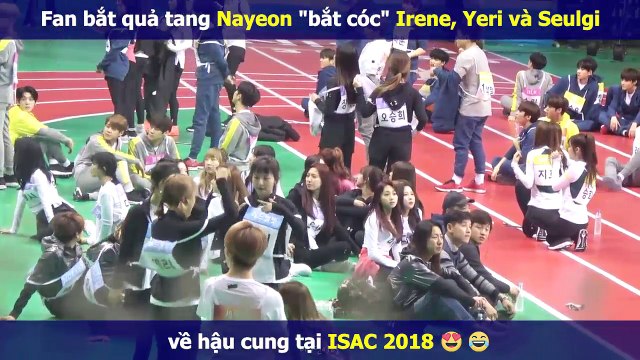 Fan bắt quả tang Nayeon bắt cóc Irene, Yeri và Seulgi về hậu cung tại ISAC 2018