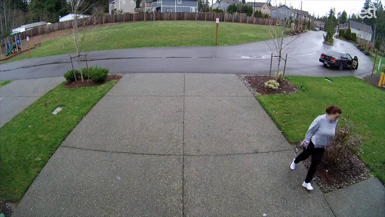 Package Thief Receives Instant Dose of Karma