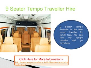 Tempo Traveller on Rent in  Delhi