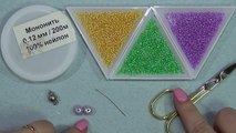 Плетение браслета из бисера Крученый жгут своими руками DIY Bracelet from seed beads