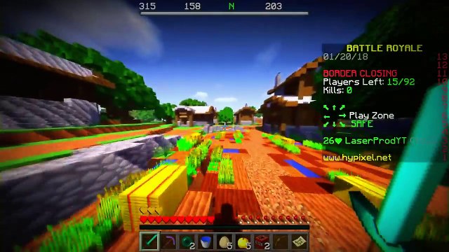 FORTNITE BATTLE ROYALE DANS MINECRAFT ?! Hypixel Battle Royale !