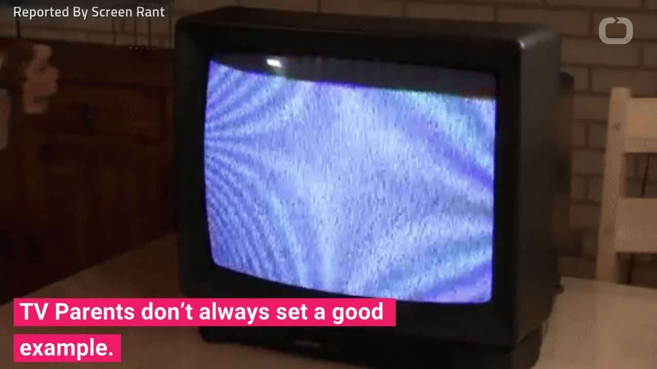 TV Parents Don't Always Set A Good Example