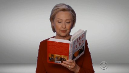 Hillary Clinton, Cardi B and other celebrities read 'Fire and Fury' in 2018 Grammys skit
