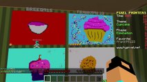 Minecraft / Delicious Food Pixel Painters Game / Dollastic Plays