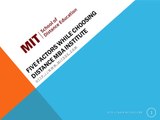 Five Factors While Choosing Distance or Correspondence MBA Institute | MIT School of Distance Education