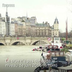 Crues: la Seine atteint son pic mais  la décrue sera lente