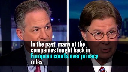 Tech Giants Brace for Europe’s New Data Privacy Rules