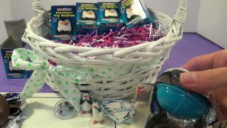 Opening Penguins of Madagascar Chocolate Surprise Eggs from The Easter Dragon! by Bins Toy Bin