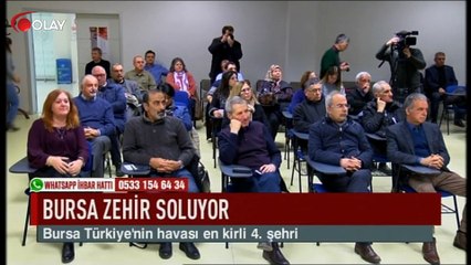 Bursa zehir soluyor