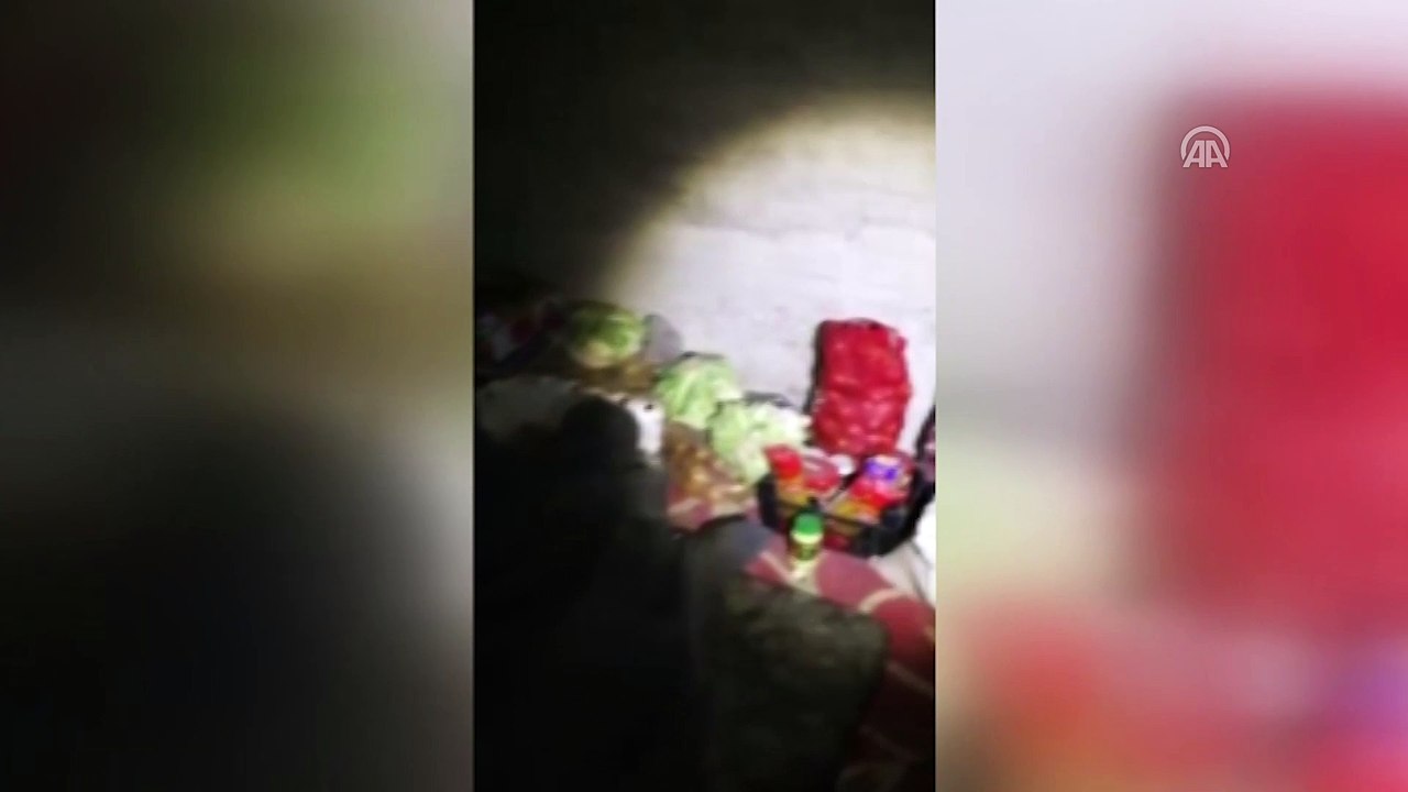 PYD/PKK'nın Afrin'de ele geçen mevzileri görüntülendi