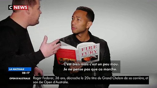 Grammy Awards: Hillary Clinton se paie Donnald Trump en lisant un extrait du livre explosif Fire and Fury sous les app