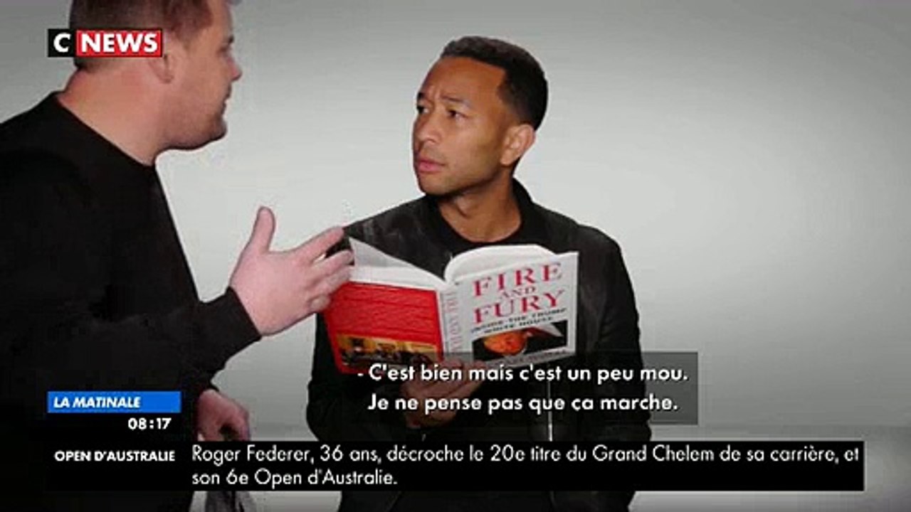 Grammy Awards: Hillary Clinton se paie Donnald Trump en lisant un extrait du livre explosif "Fire and Fury" sous les app