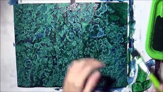 Abstr Painting | Acrylic Paint & Alcohol Technique | Background Painting