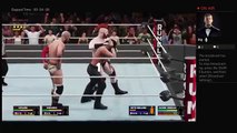 WWE 2K18 Royal Rumble 2018 Raw Tag Titles The Bar Vs Seth Rollins Jason Jordan