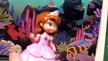 Elsa babysitting Princess Sofia the First - Barbie dolls toys videos Maleficent Frozen Elsa and Anna