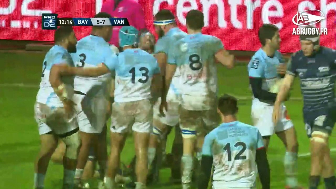 BAYONNE-VANNES  :  le résumé de la rencontre