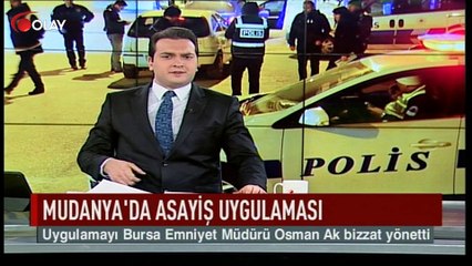Mudanya'da asayiş uygulaması