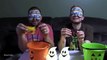 Trick or Treat Blindfolded Halloween Surprise Candy Challenge | Whats Ryan Tryin? | Bins Toy Bin