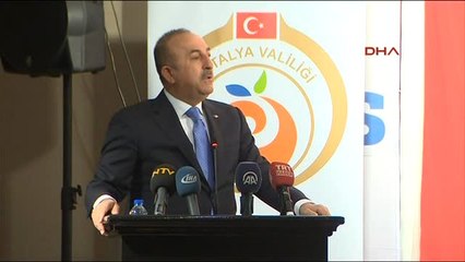 Antalya-Dışişleri Bakanı Çavuşoğlu Antalya'da Muhtarlara Hitap Etti