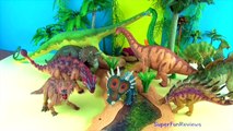 Dinosaur Toys Triceratops Stegosaurus Diplodocus Kentrosaurus Learn about Dinosaurs in English