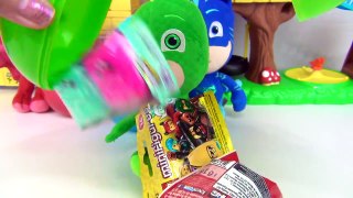 PJ MASKS EGG Surprises, Plush TOYS, Owlette, Gekko, Catboy, Romeo Superhero In Real Life IRL / TUYC