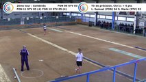 Second tour, premier tir de précision, Club Elite Féminin, J5 play-off, Fontaine contre Saint-Vulbas, janvier 2018