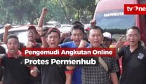Pengemudi Taksi Online Protes Permenhub