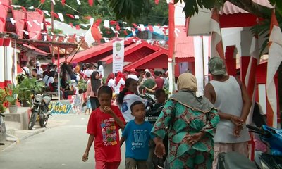 Keren! Kawasan Kumuh Ini Diubah Jadi Kampung Merah Putih