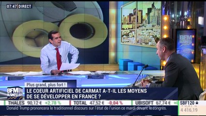 Plus Grand Plus Fort: Carmat a réalisé 7 implantations de cœur artificiel - 29/01