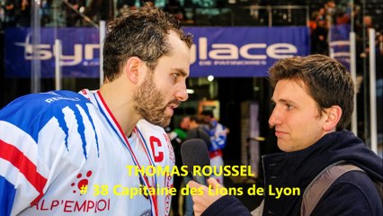 HH 2018-01-28 Interview Thomas Roussel Capitaine des Lions de Lyon Vainqueur  de la Coupe de France 2018