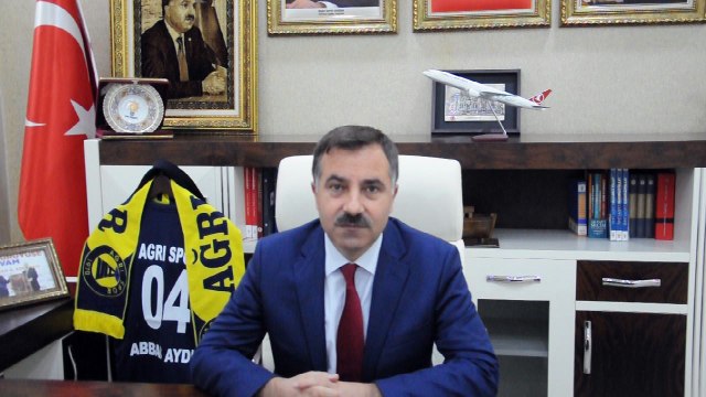 ağrı ak parti il başkanı Abbas aydın taziye mesajı.