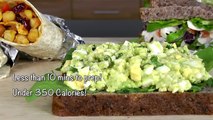 Healthy Sandwich & Wrap Recipes (Packed Lunch for Work or School)