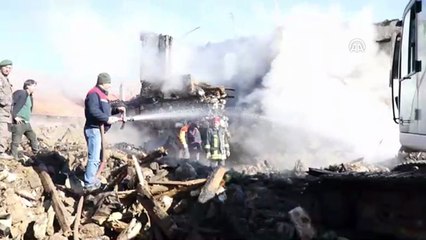 Yaşlı çiftin evi yandı - ISPARTA