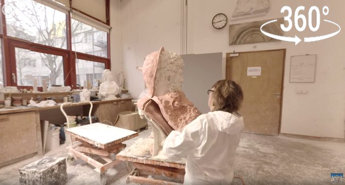 Dans les coulisses des ateliers de moulage de la Rmn-Grand Palais en 360°