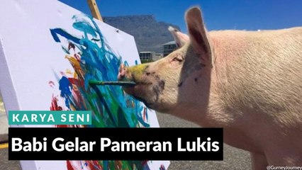 Babi Gelar Pameran Lukis