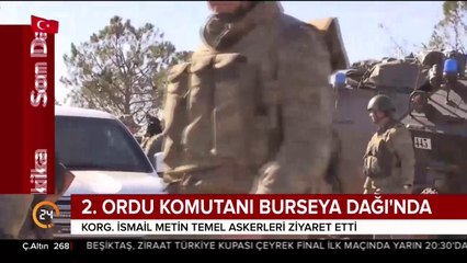 Korgeneral İsmail Temel Burseya Dağı'nda